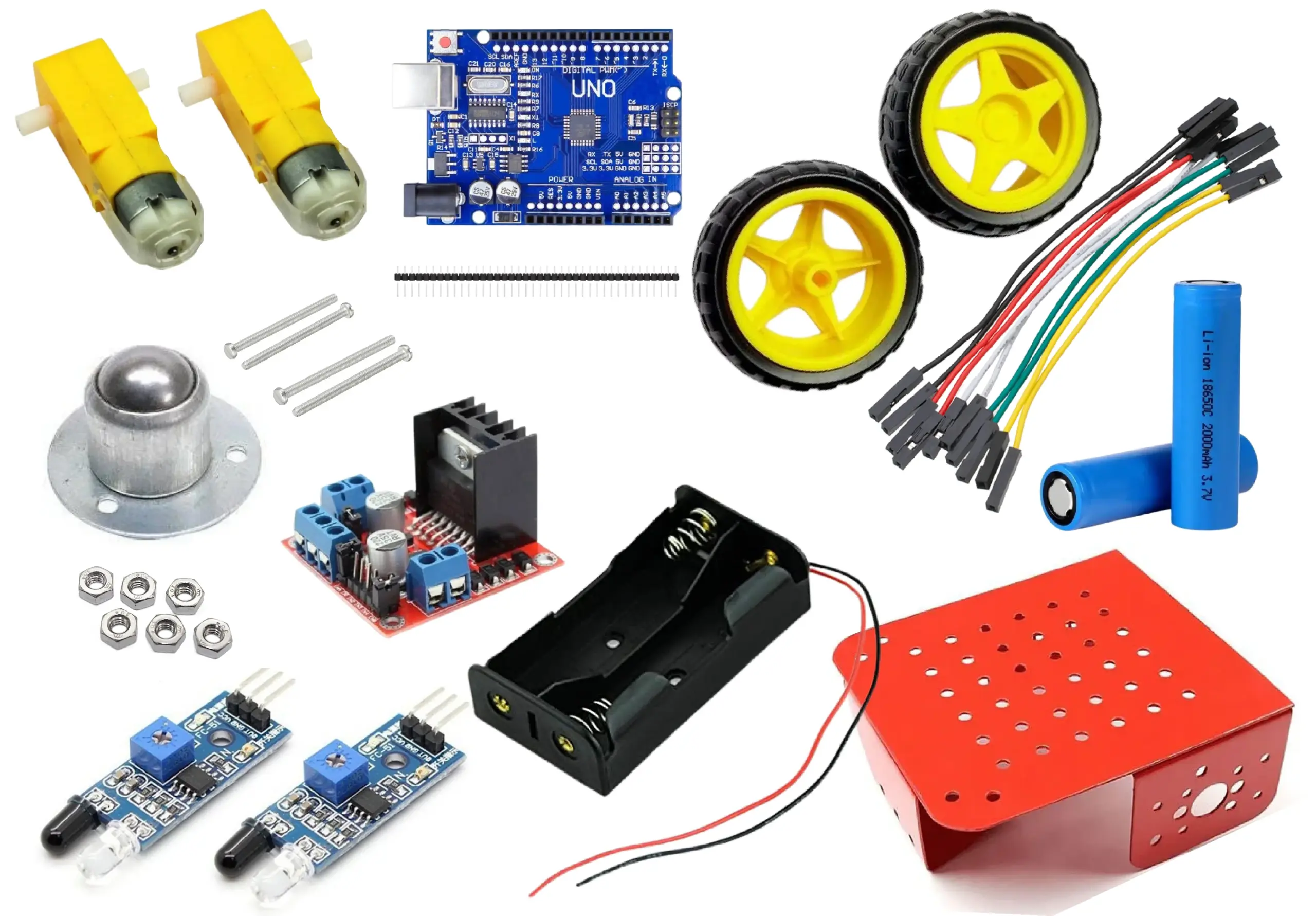 Line Follower Robot Arduino Kit