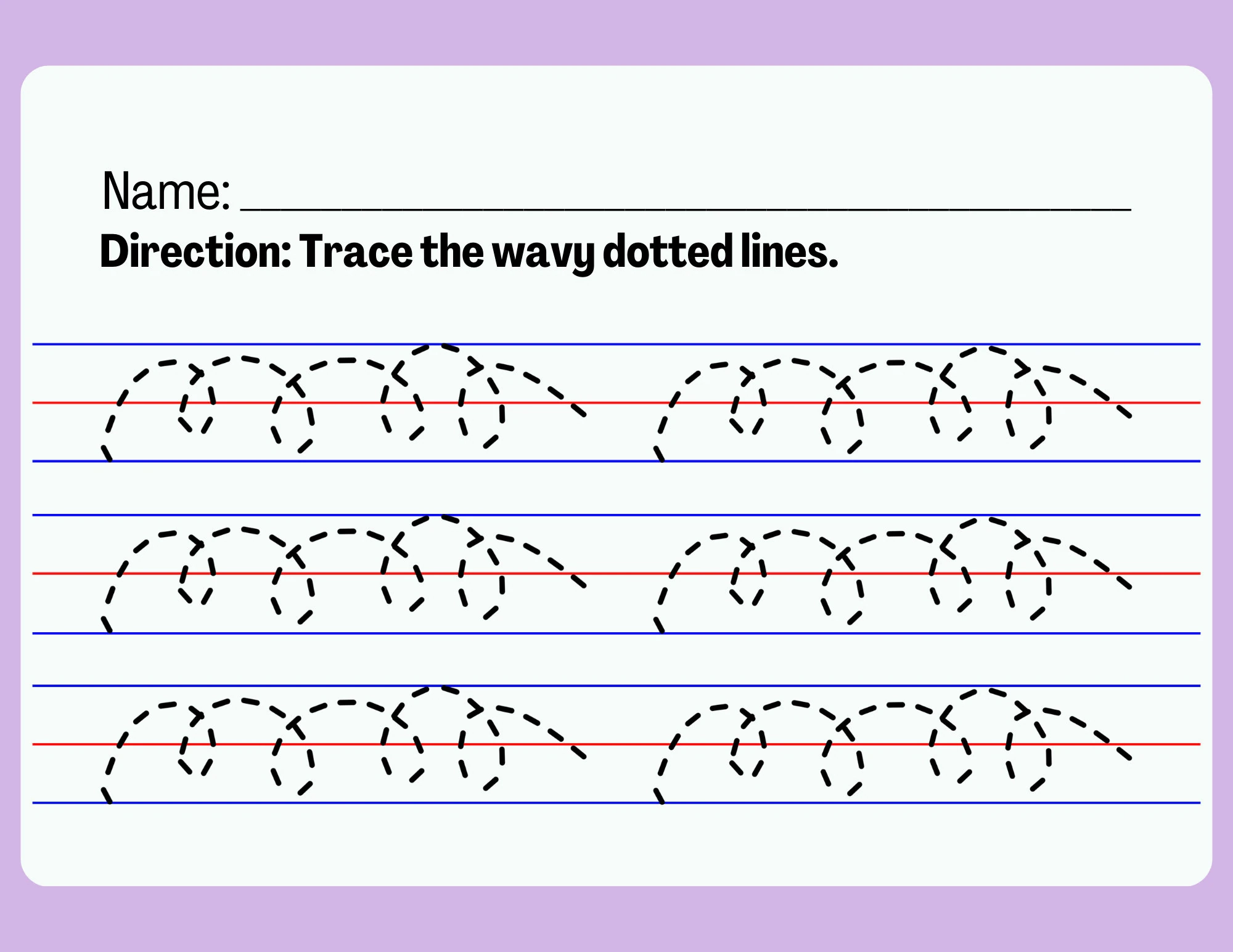 Line Tracing Shape Tracing Tracing Worksheets Tracing Printable 