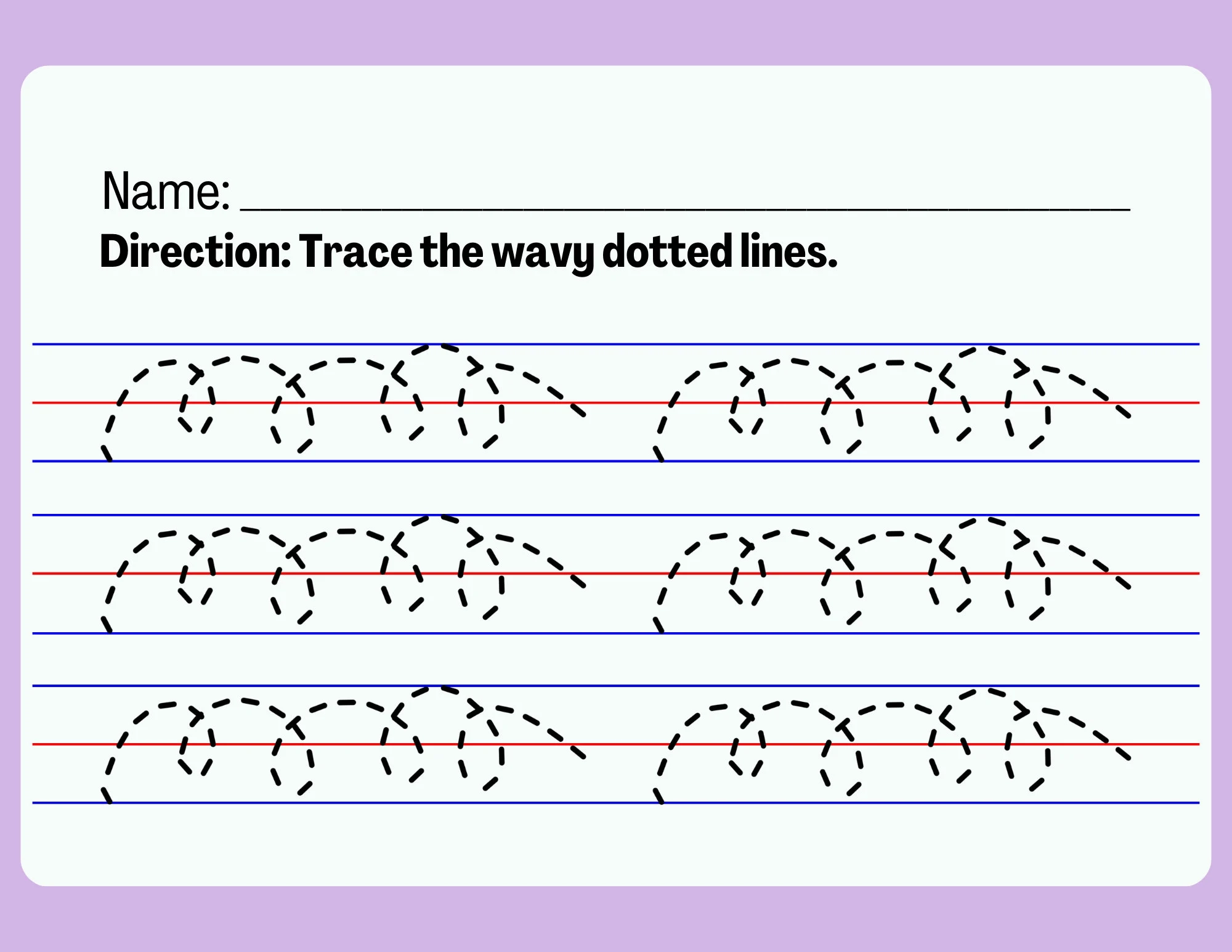 Line Tracing Shape Tracing Tracing Worksheets Tracing Printable 