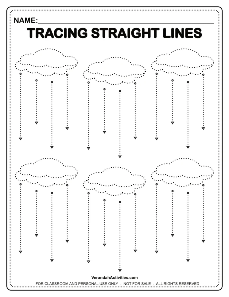Line Tracing Sheets Verandah Activities Kids Activity Blog 