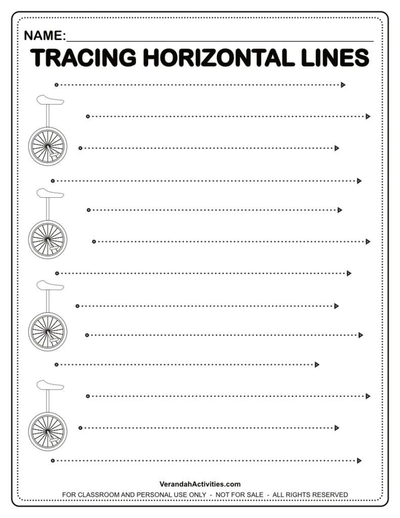 Line Tracing Sheets Verandah Activities Kids Activity Blog 
