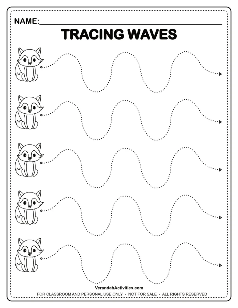 Line Tracing Sheets Verandah Activities Kids Activity Blog 