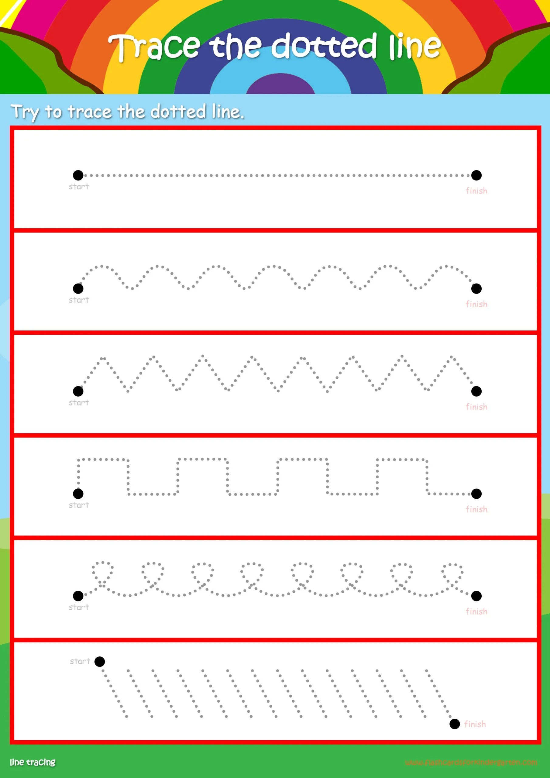 Line Tracing Sheet