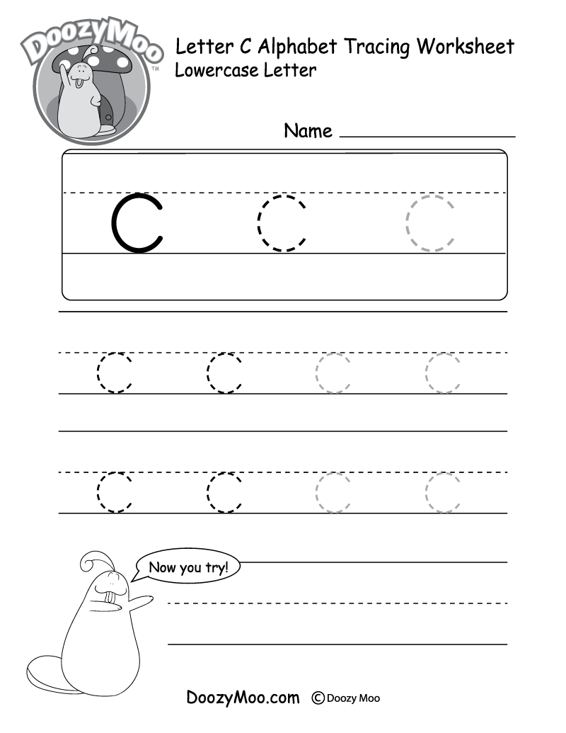 Tracing Worksheets C