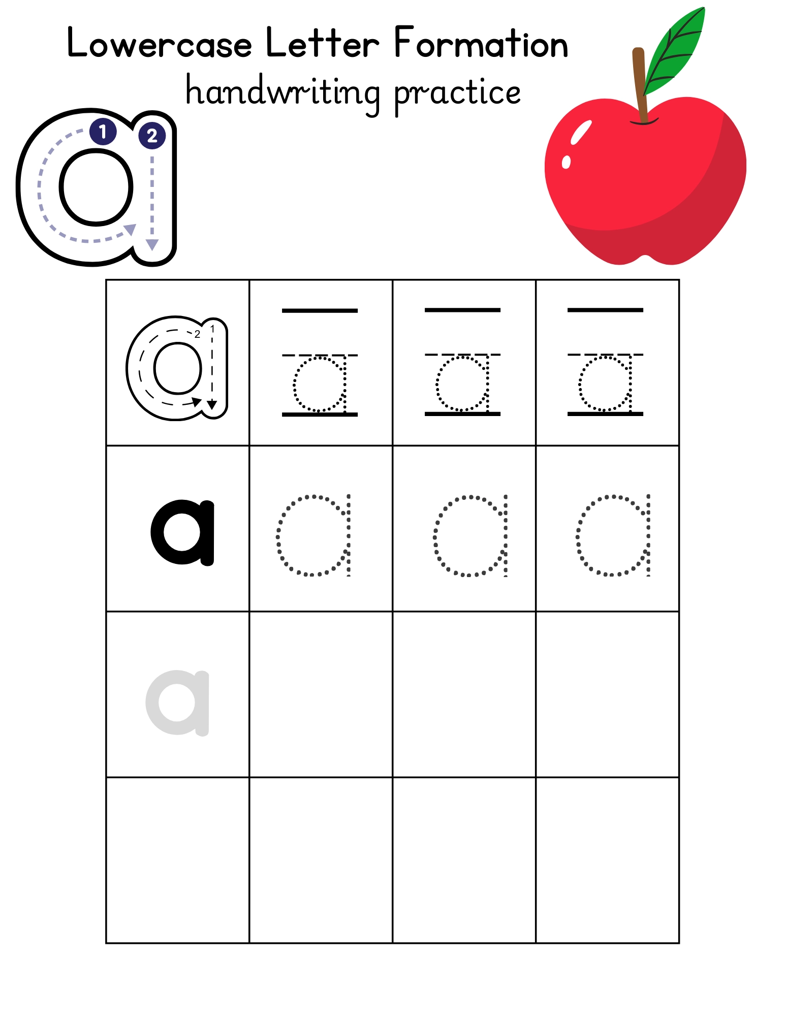 Letter Tracing Free