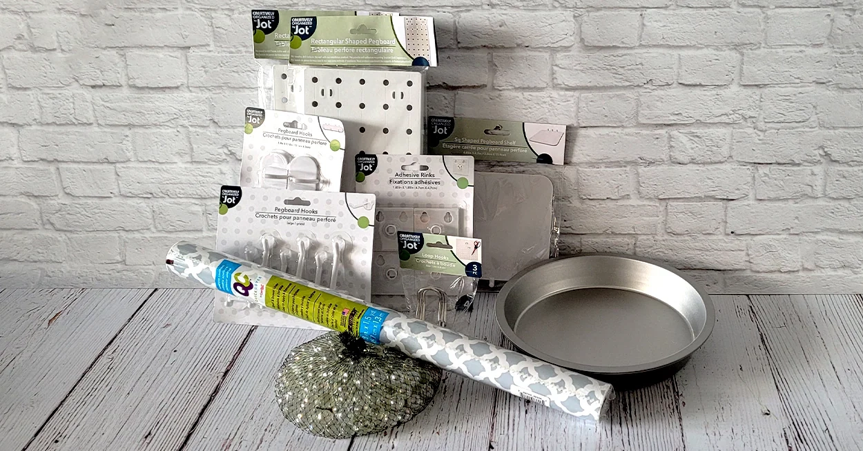 Make Your Own Craft Supply Organizer With Pegboards From Dollar Tree 