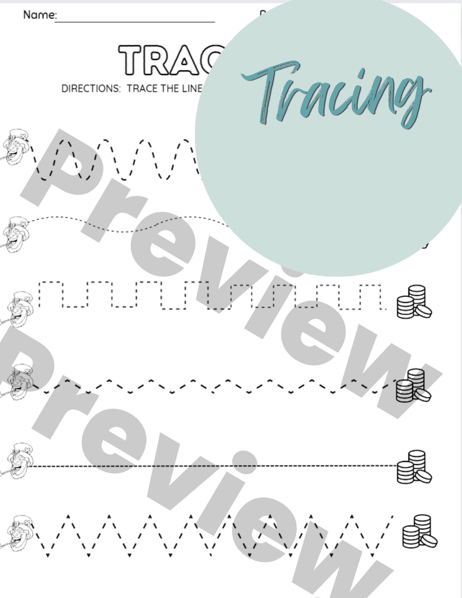 March amp St Patrick s Day Early Learner Worksheets Made By Teachers