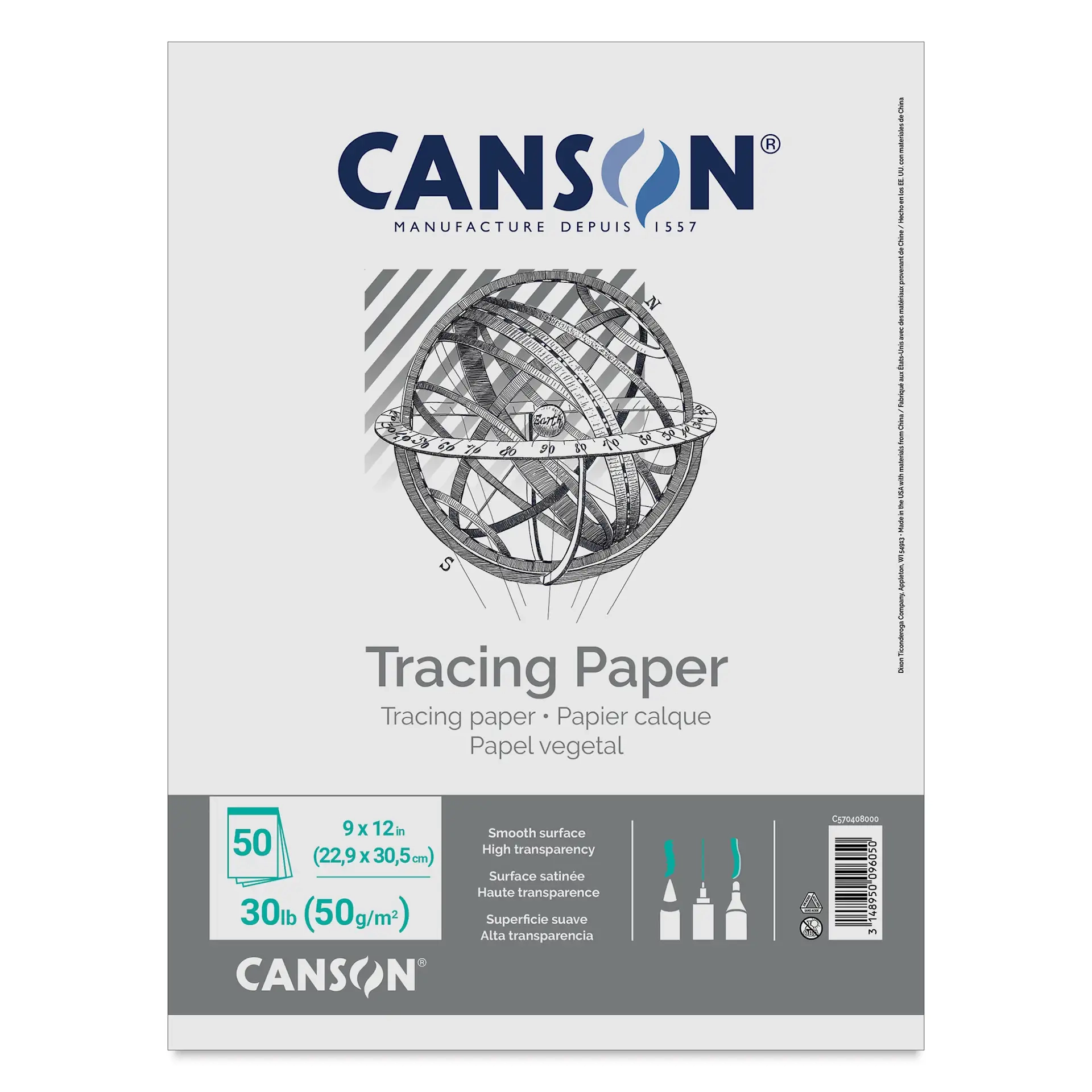 Marker Pad Canson Foundation Tracing Paper Pads Utrecht Art 