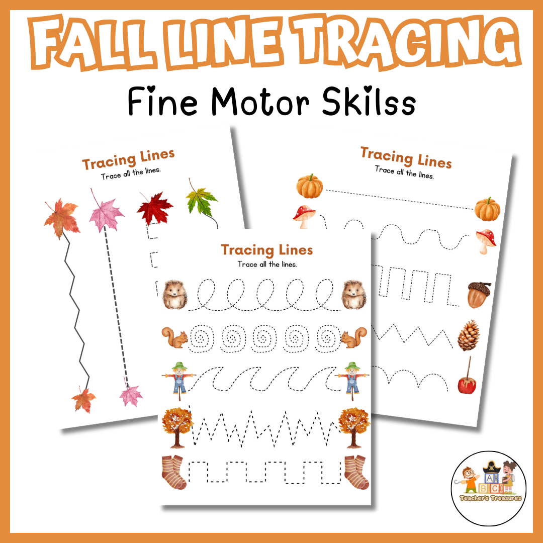 Mash gt Infants gt Fall Line Tracing Fine Motor Skilss Fall 