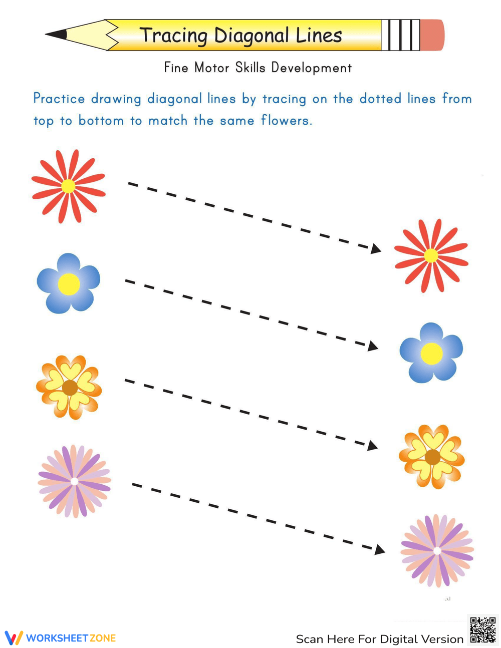 Diagonal Line Tracing