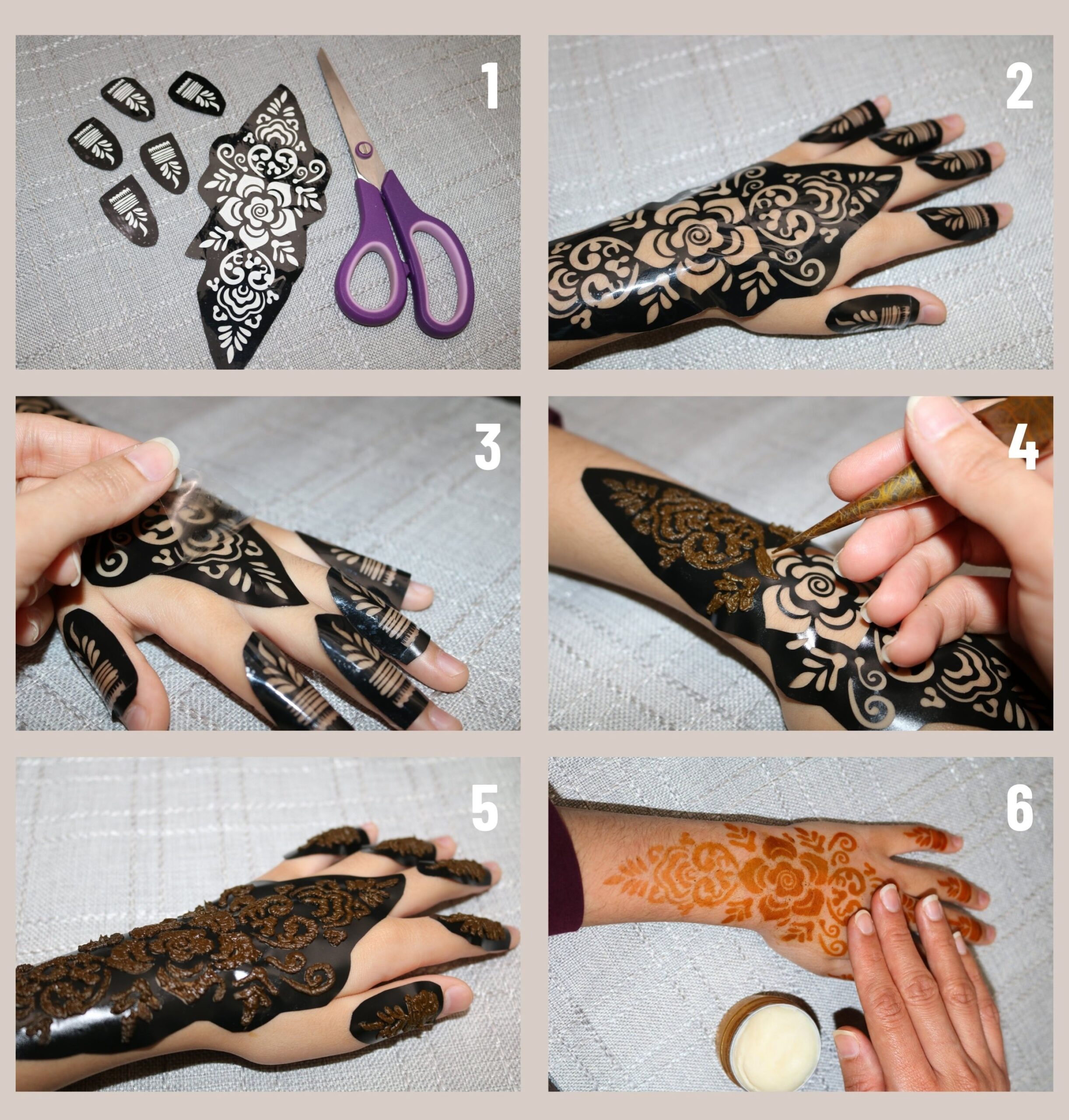 Mehndi Stickers Mehndi Stencils Mehndi Paper Mehndi Design 