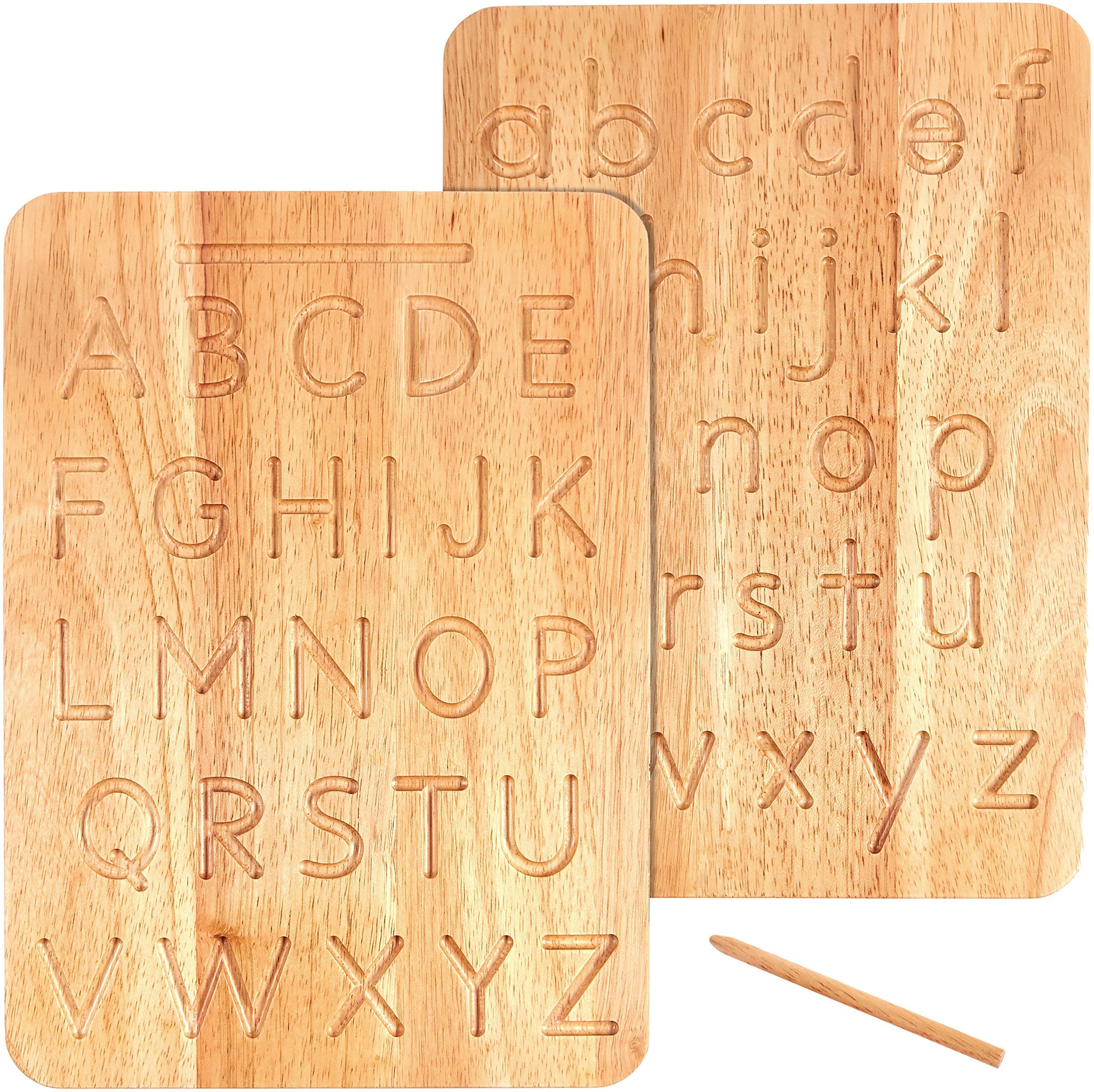 Montessori amp Me Wood Alphabet Tracing Board From Montessori Montessori amp Me Wood Alphabet Tracing Board From Montessori