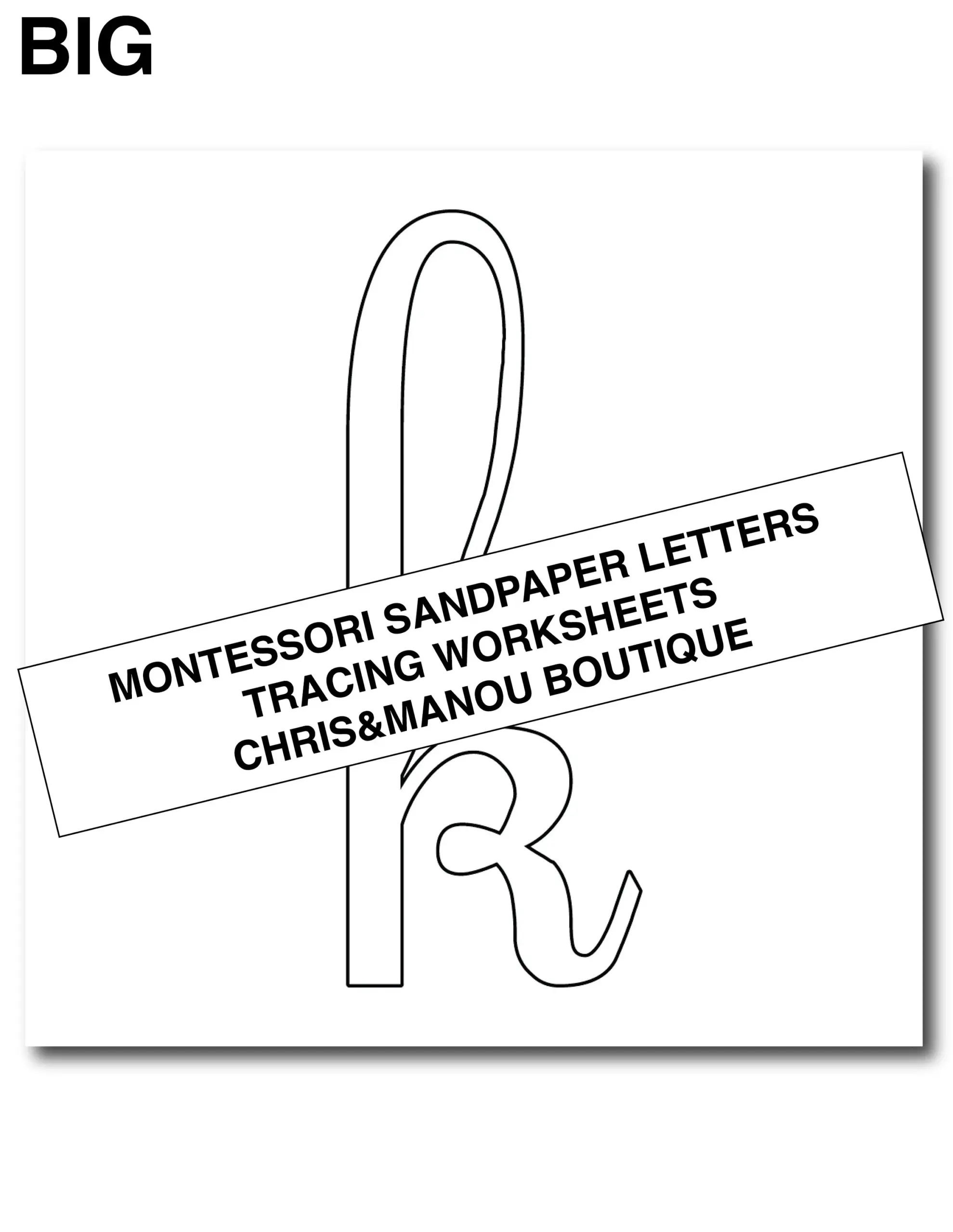 Montessori Sandpaper Letters Tracing Worksheets Etsy