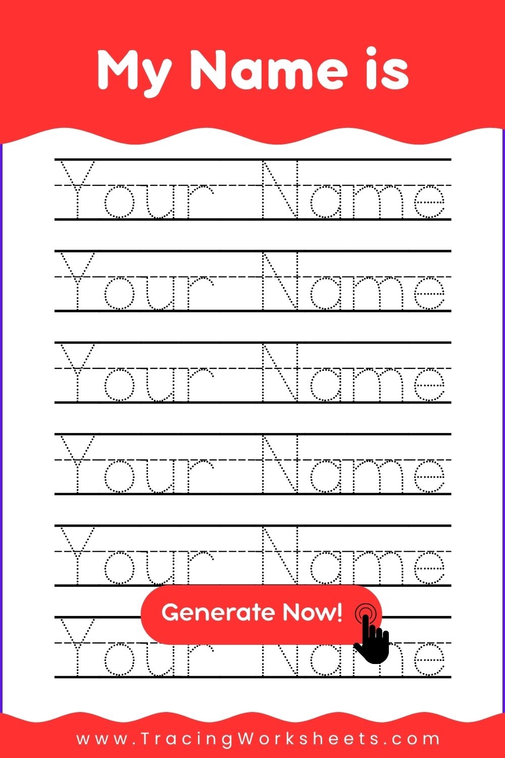 Dotted Name Tracing Free