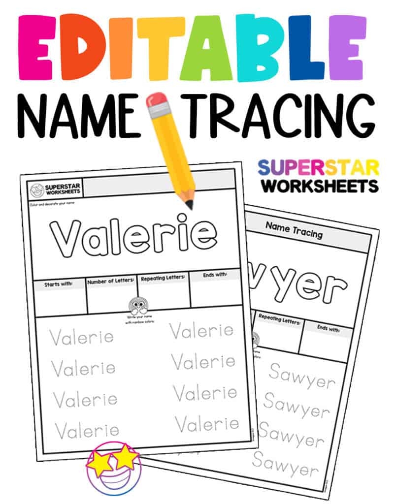 Free Name Tracing Worksheets For Kindergarten Free Name Tracing Worksheets For Kindergarten