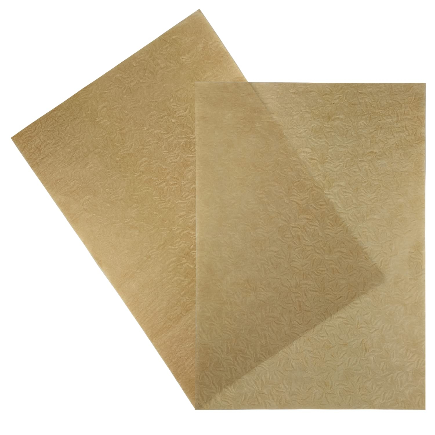 Netuno 10x Brown Parchment Paper Leaf Motif A4 210x 297 Mm 11 7 X 
