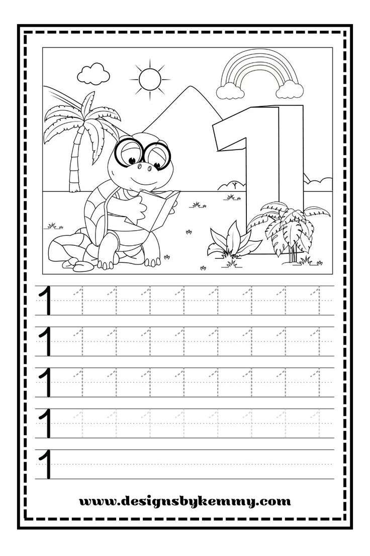Number 1 10 Tracing Worksheets FREE Printable PDF Animal Numbers 