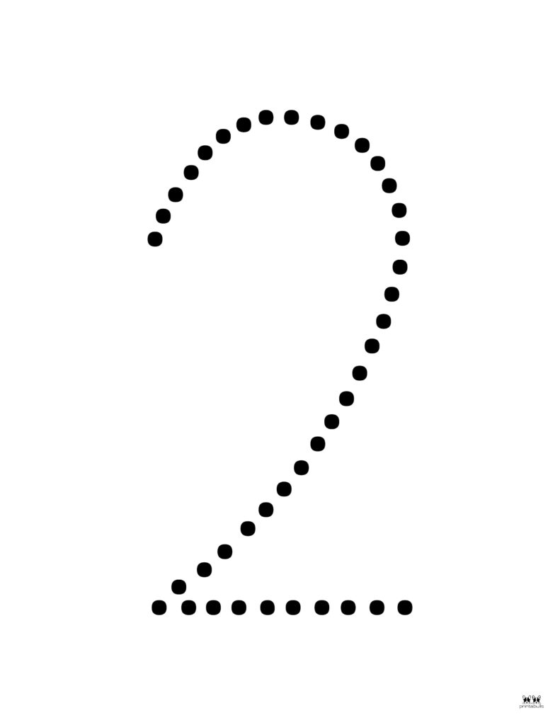 Number Two Tracing