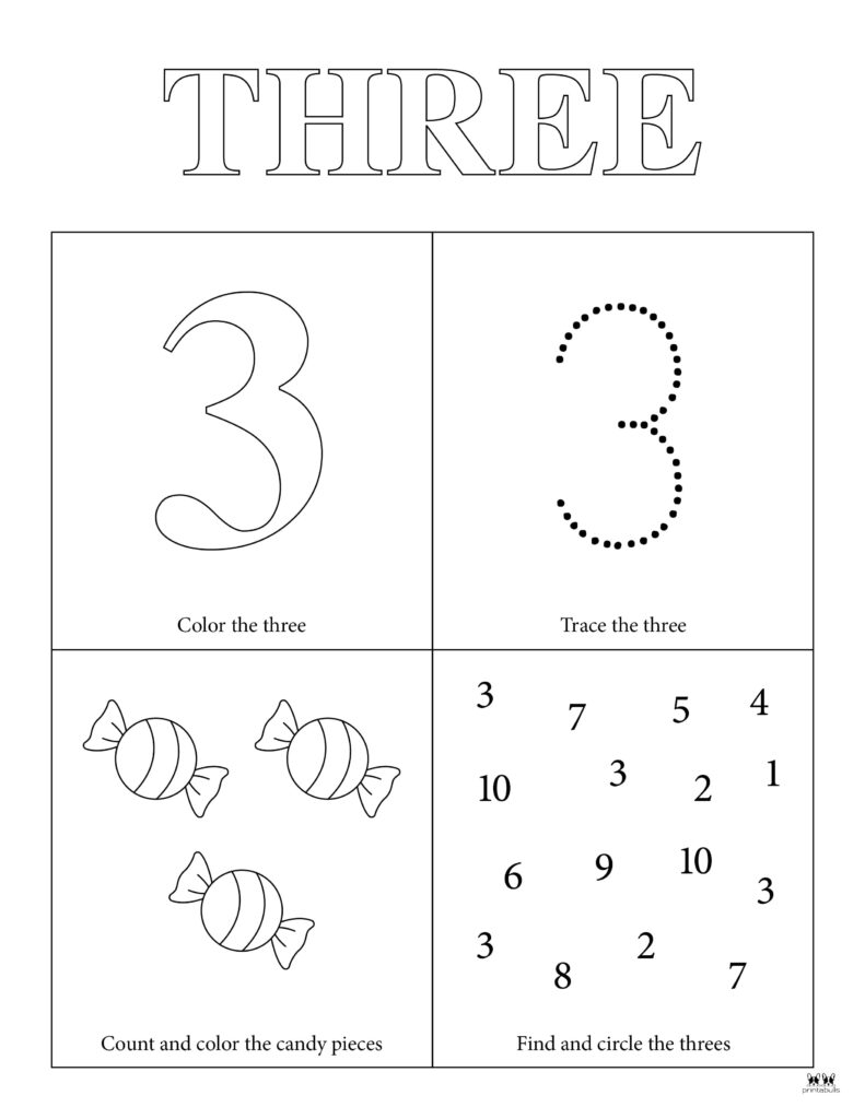 Number 3 Tracing Worksheets 15 FREE Pages Printabulls Number 3 Tracing Worksheets 15 FREE Pages Printabulls
