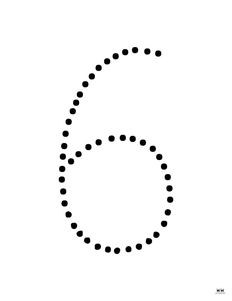 Number 6 Tracing Worksheets 15 FREE Pages Printabulls
