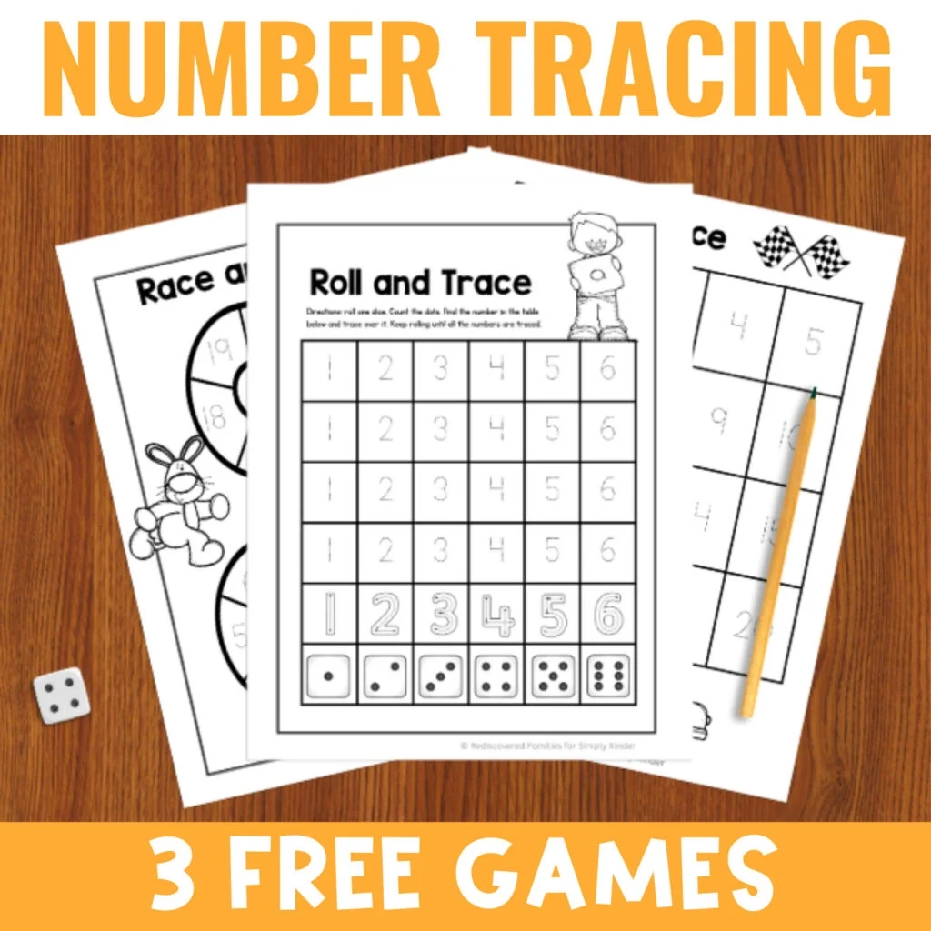 Number Tracing 3 Games To Make Learning Fun Simply Kinder