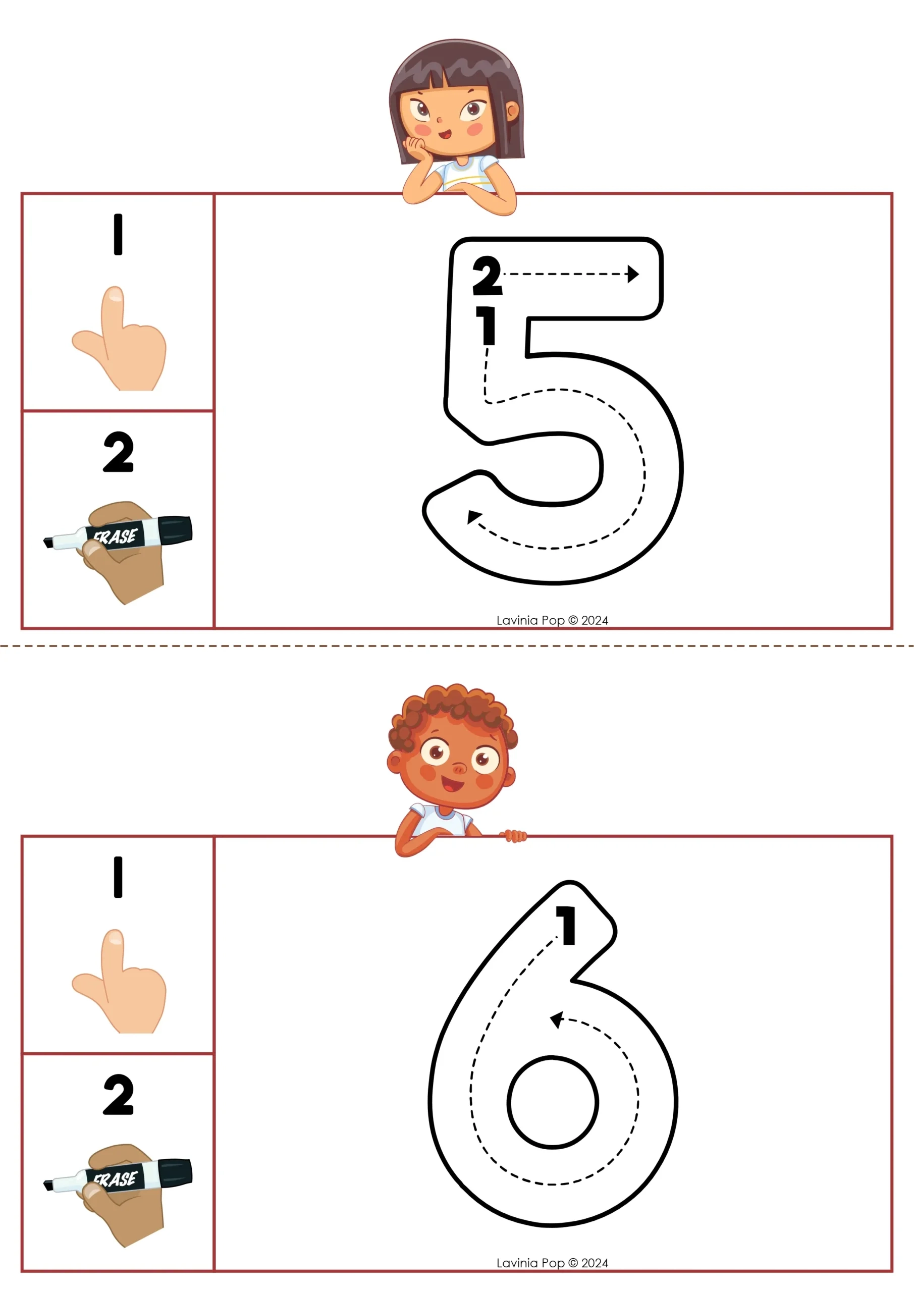 Tracing Numbers Preschool