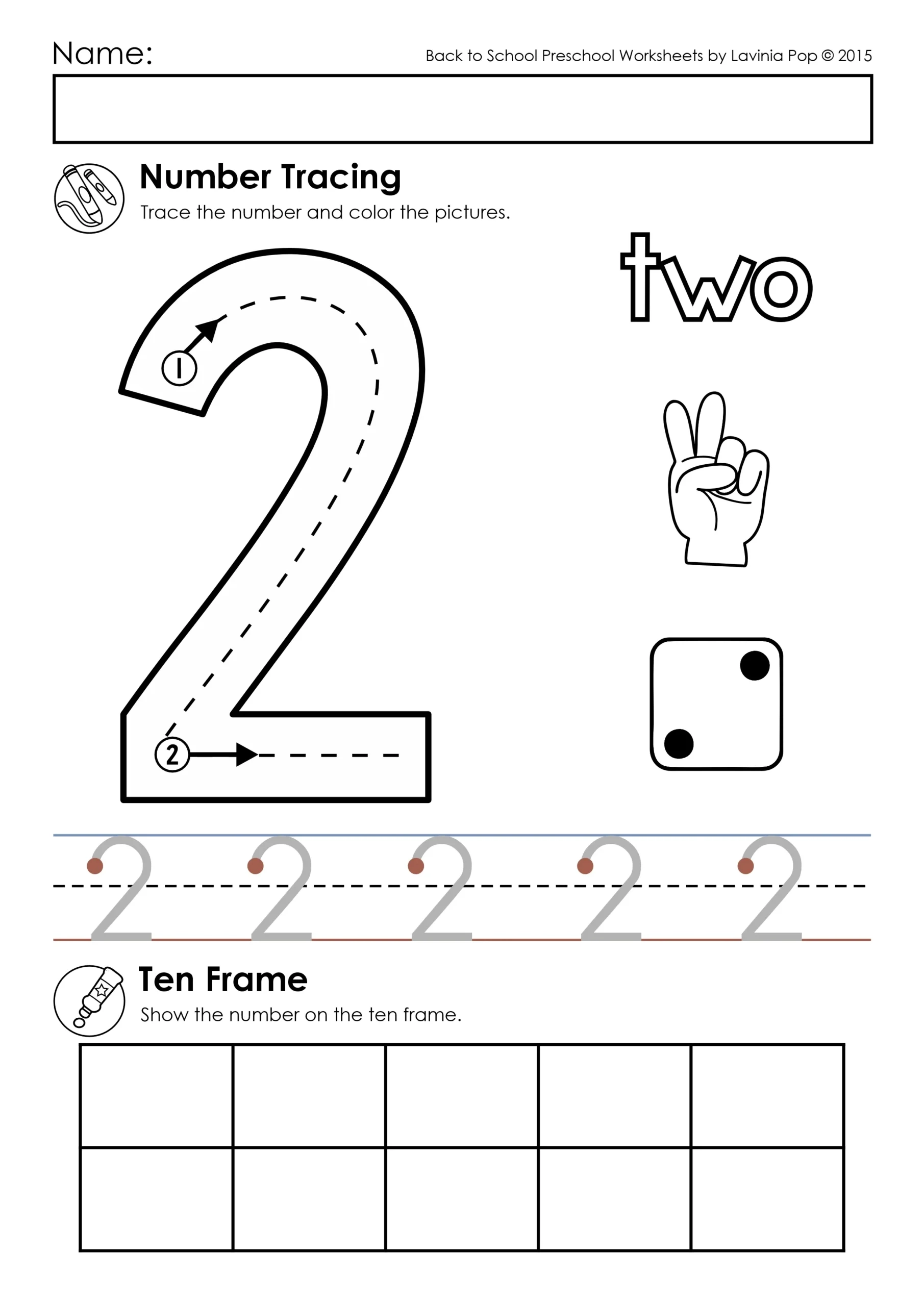 Number Tracing Practice Worksheets 0 10 11 Pages