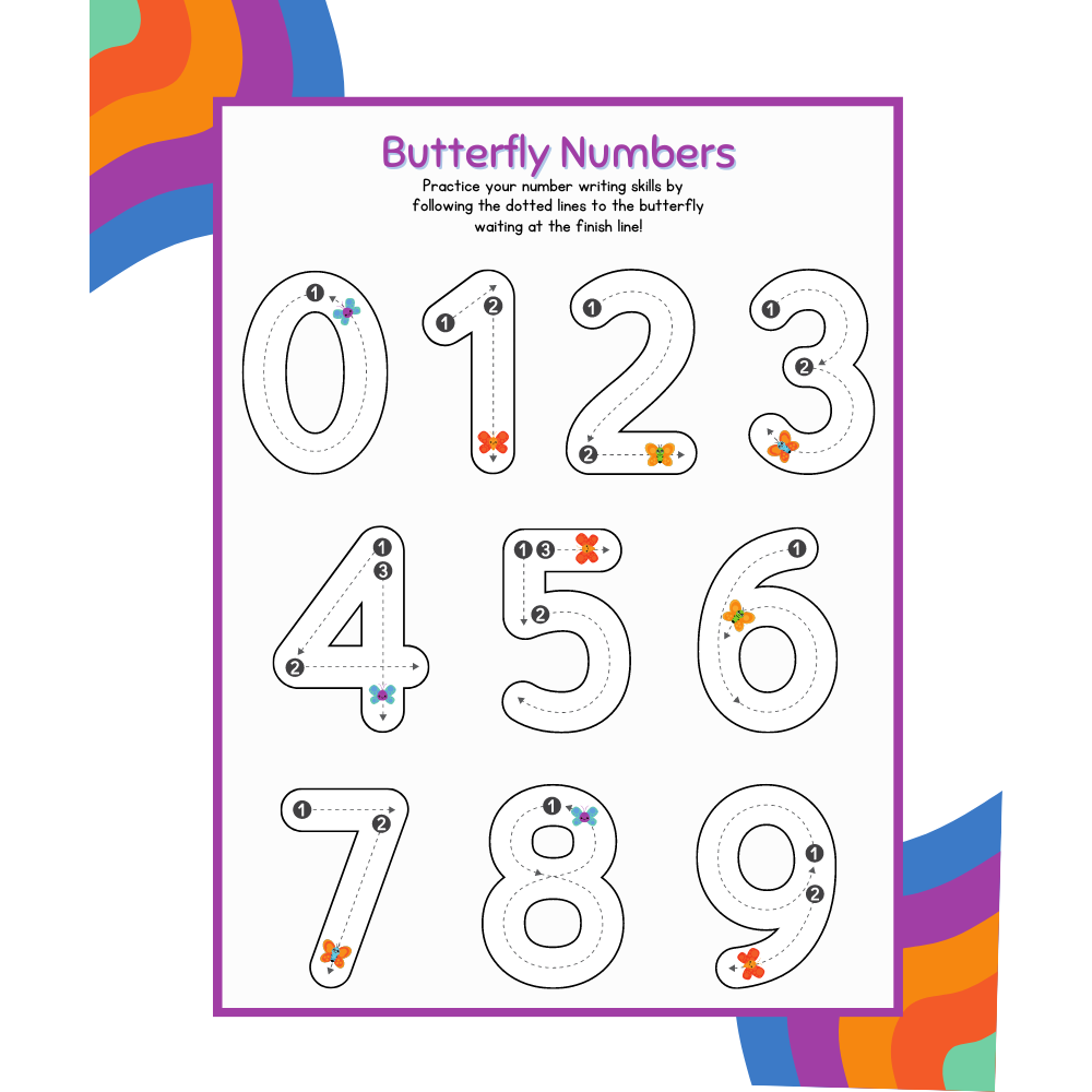 Dotted Line Number Tracing