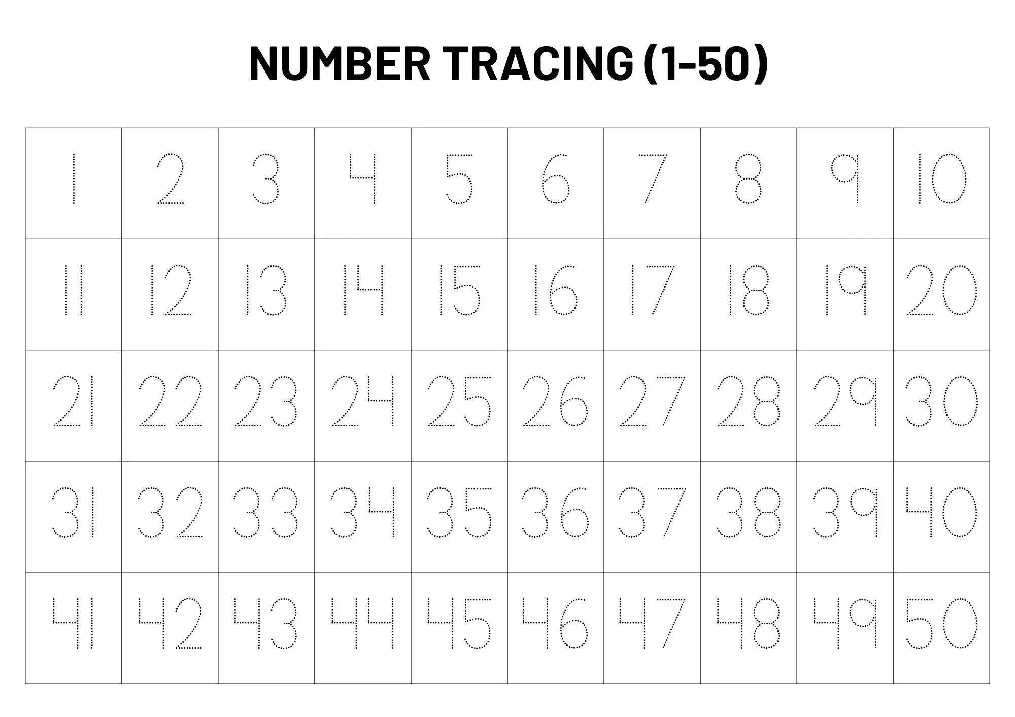 Numbers 1 100 Tracing Worksheet Handwriting Practice For Numbers 1 100 Tracing Worksheet Handwriting Practice For
