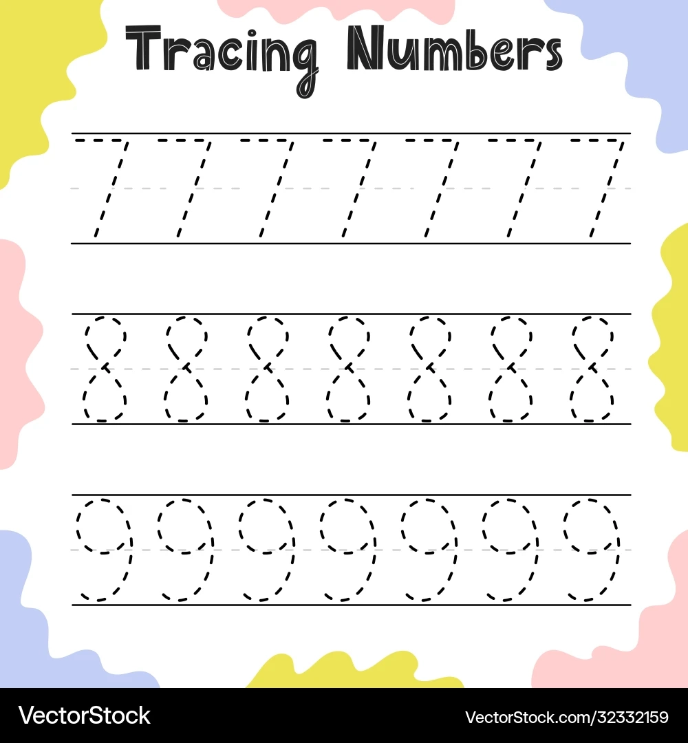 Tracing 9 Worksheet