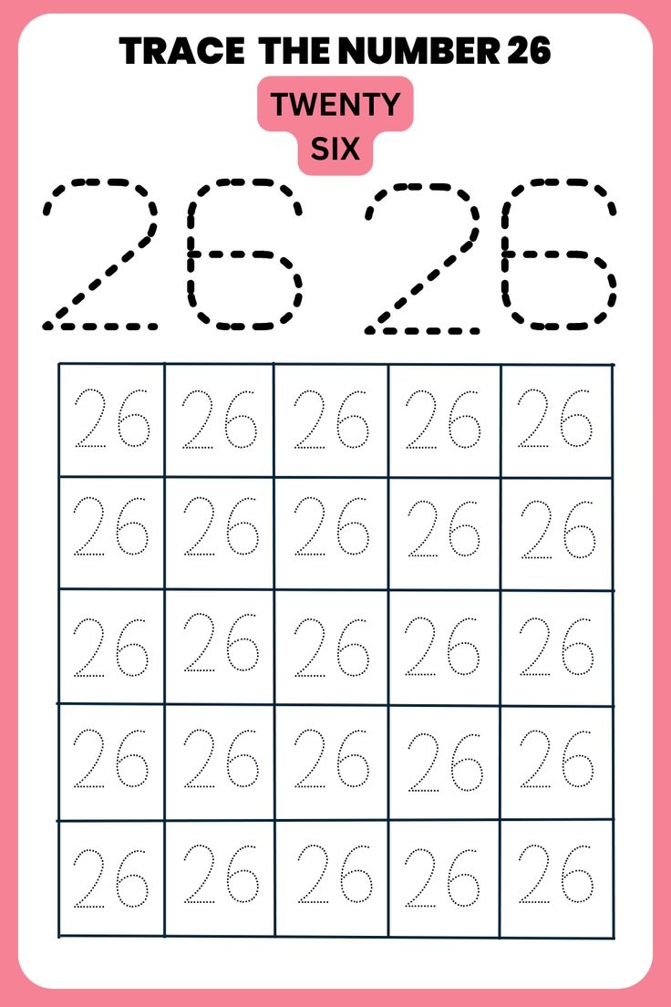 Numbers Worksheets