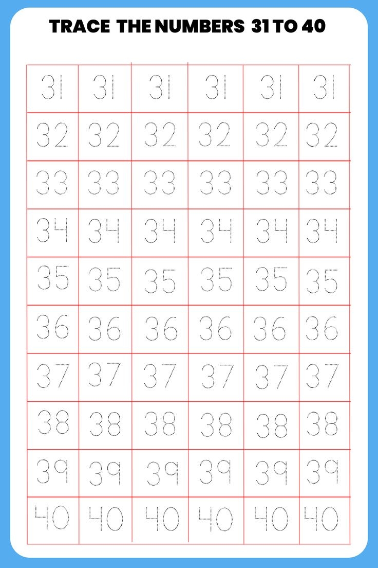 Numbers Worksheets Numbers Worksheets