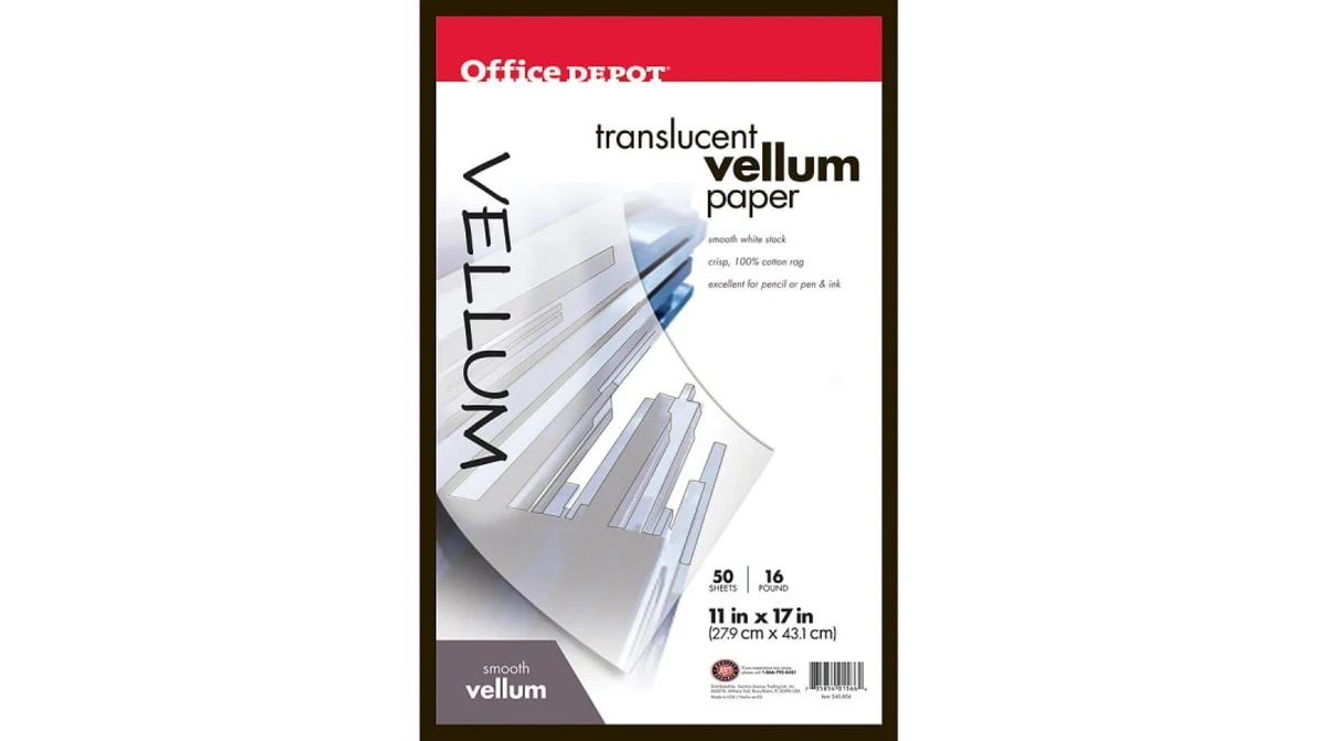 Office Depot Tracing Paper 11 x17 50 Sheets Delivery Near Me 