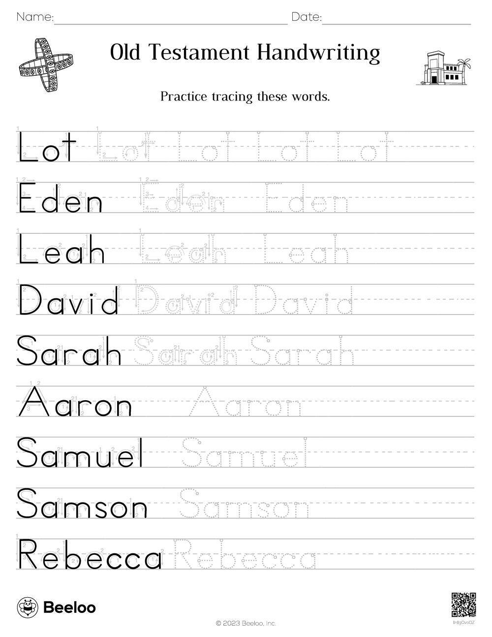Free Bible Verse Tracing Sheets Free Bible Verse Tracing Sheets