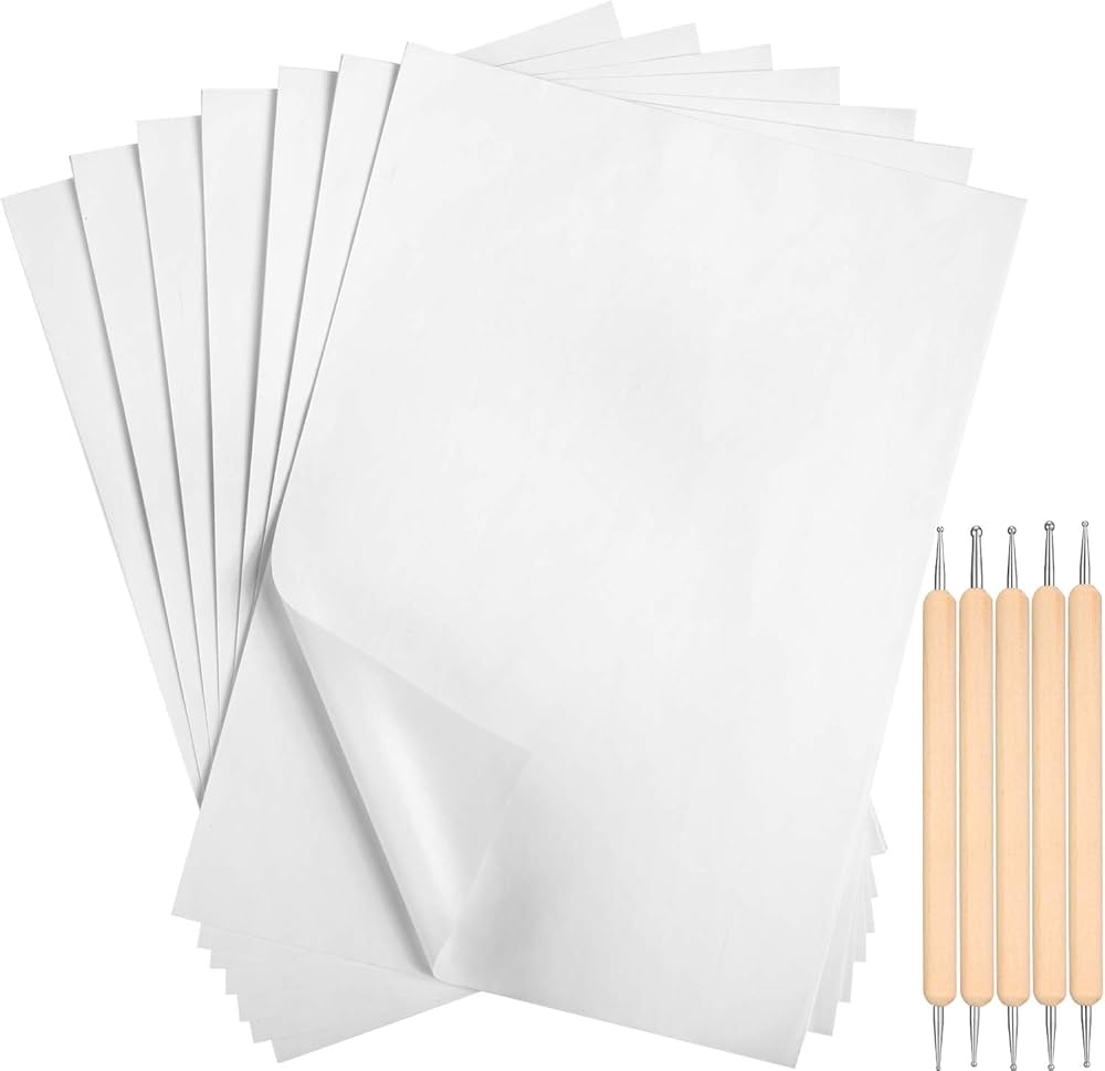 Outus White Carbon Transfer Paper 11 7 X 8 3 Inch Tracing Carbon 