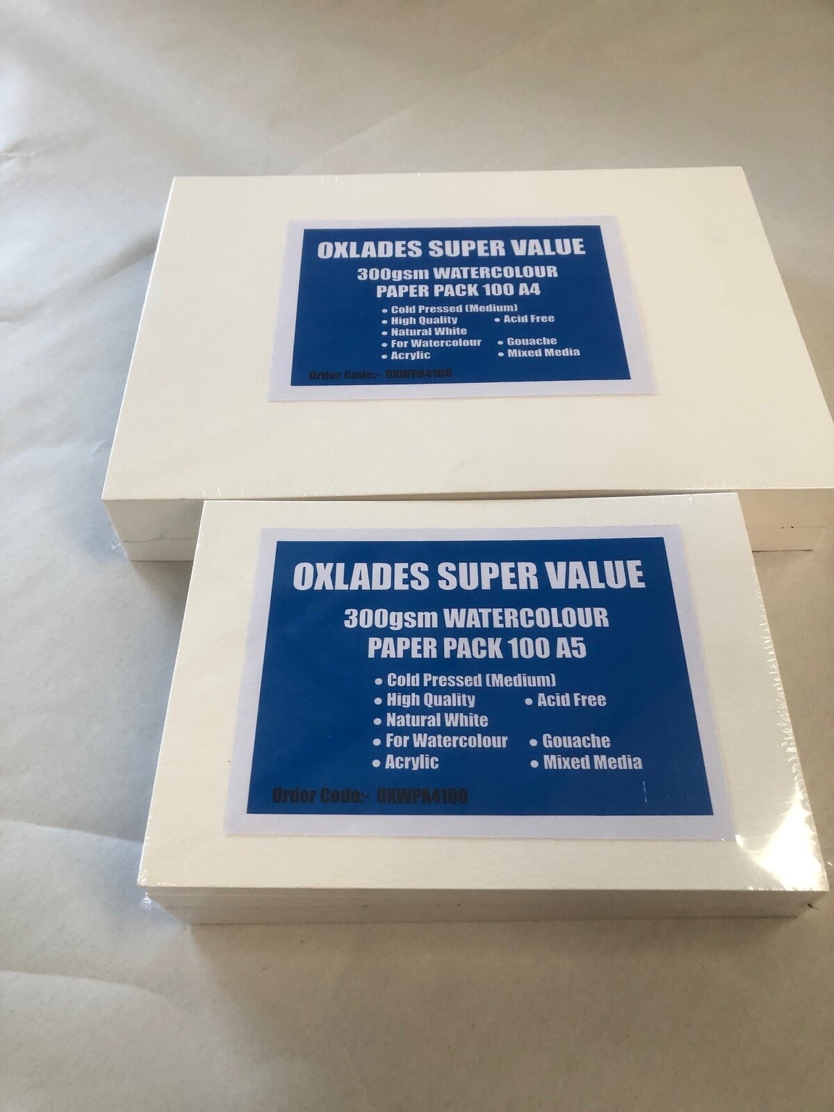 Oxlades Warehouse Watercolour Packs 100 Sheets