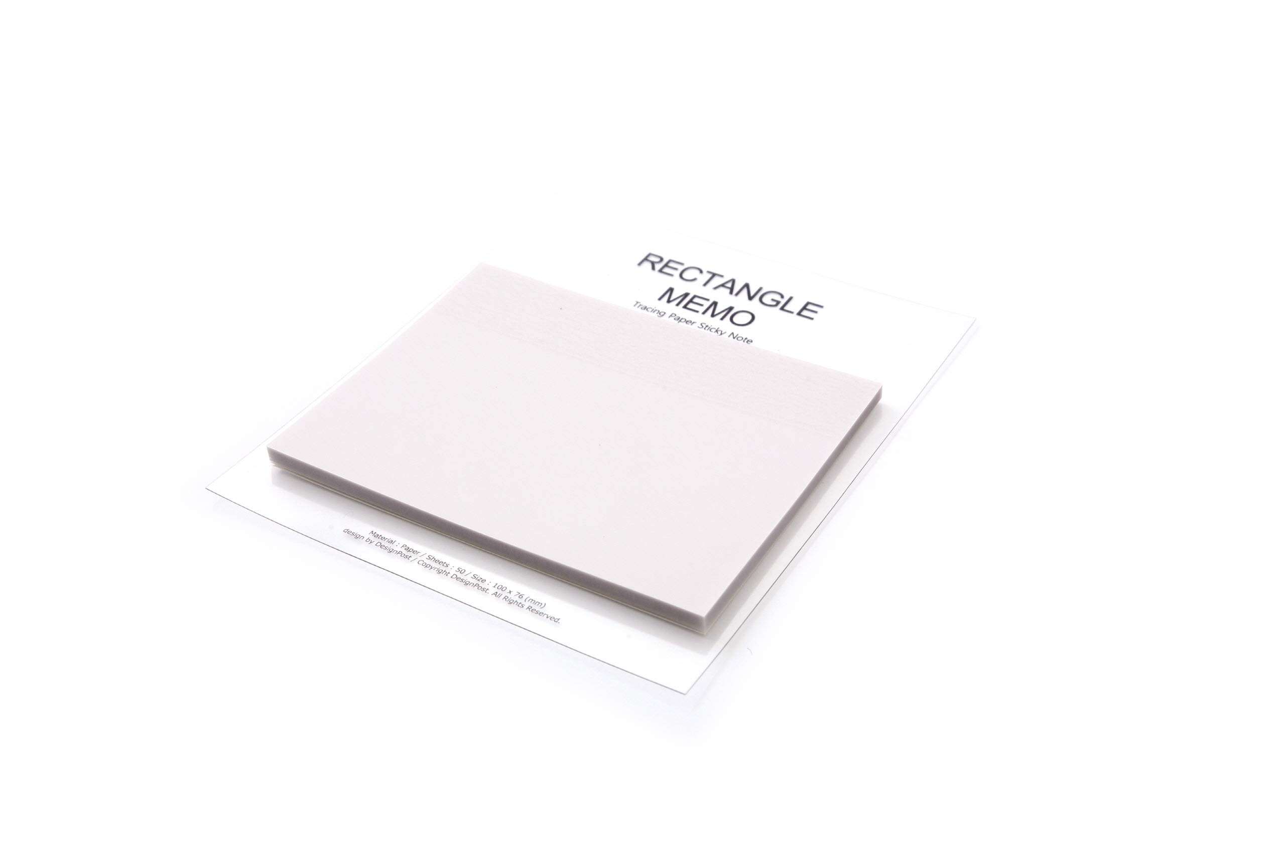 Pack Of 1 Creative Tracing Paper Sticky Memo 4 X 3 Inches 50 