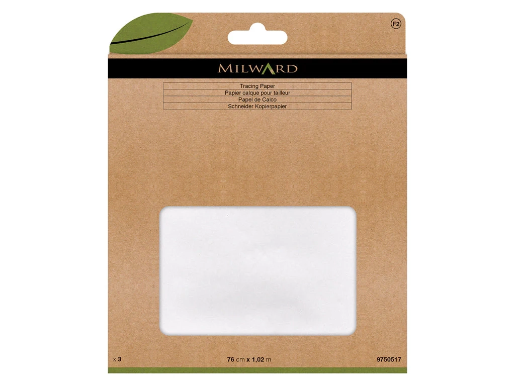 Pack Of 3 Sheets Of Milward Tracing Paper Large And Accurate For Tai