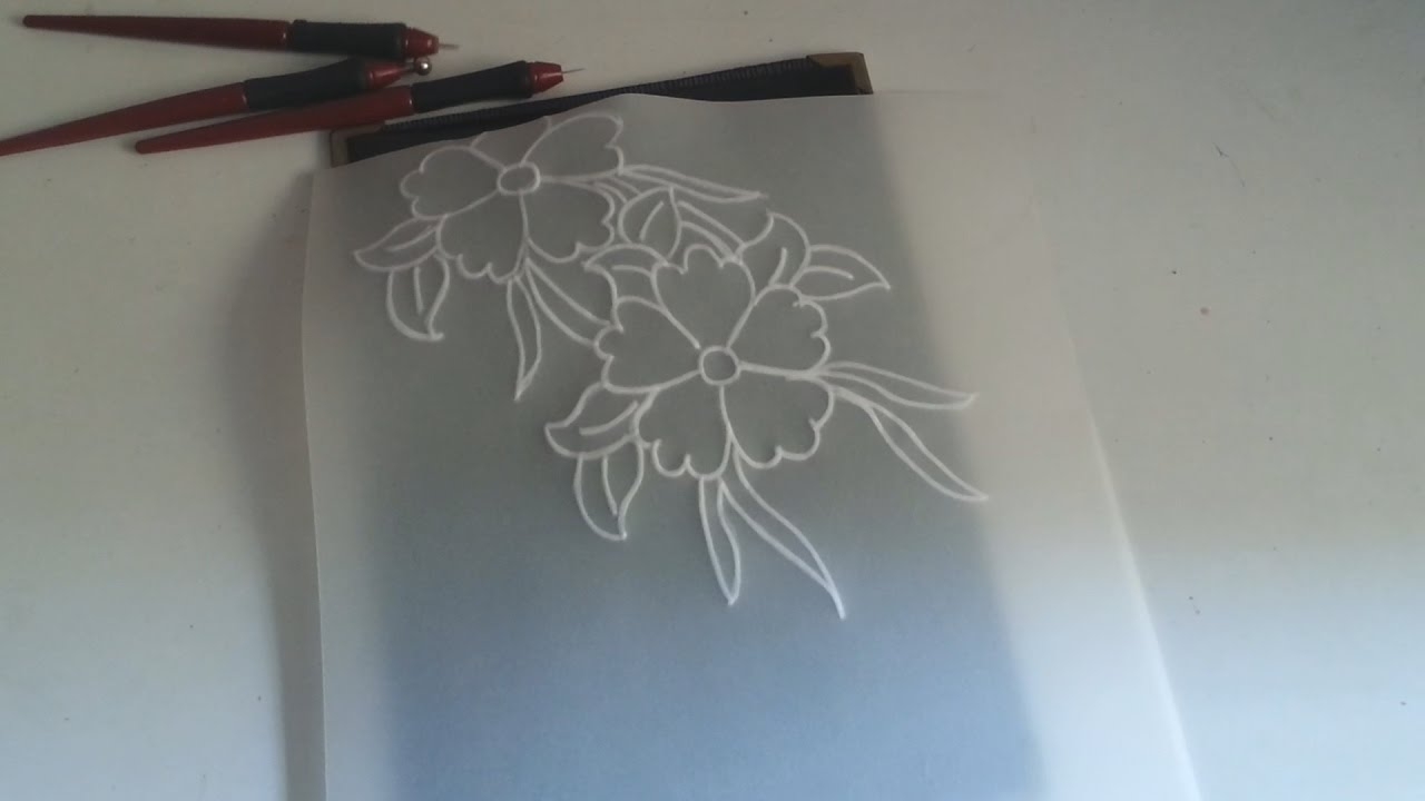 Parchment Craft Paper Pergamano Part 1 Of 2 Tracing amp Embossing Beginners CraftReliable
