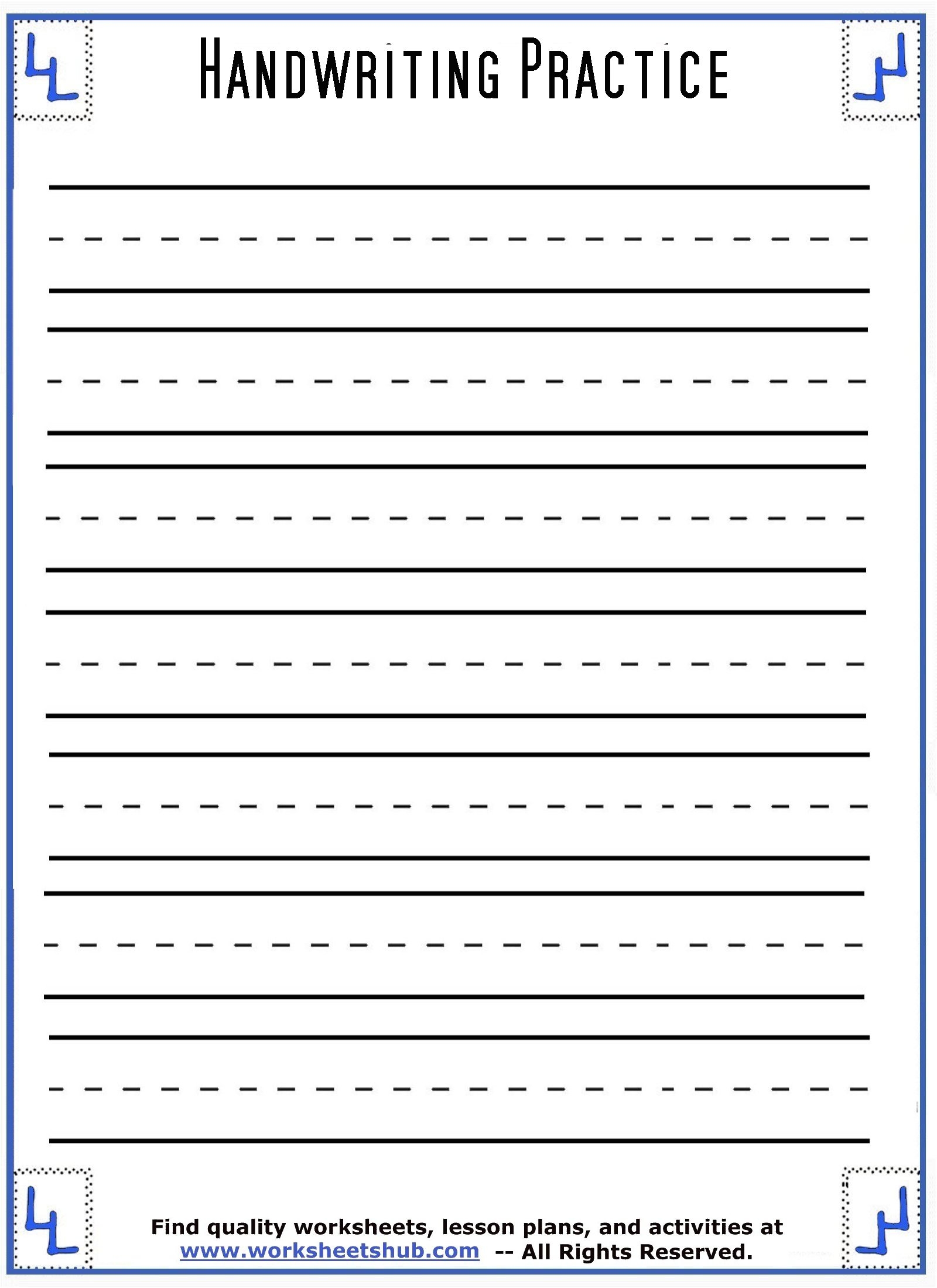 Lined Paper For Tracing