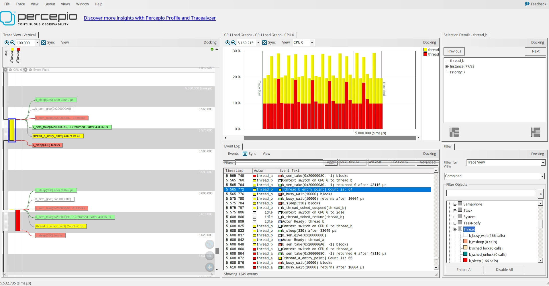 Percepio Launches View A Free Trace Tool For Zephyr RTOS Percepio