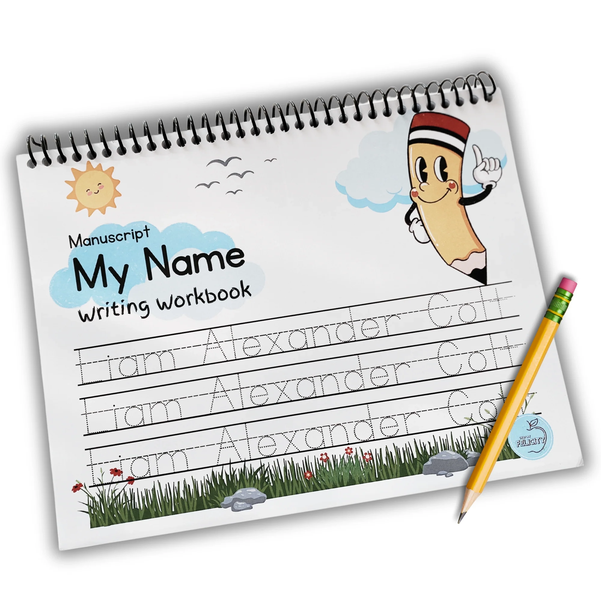 Free Personalized Name Tracing Book