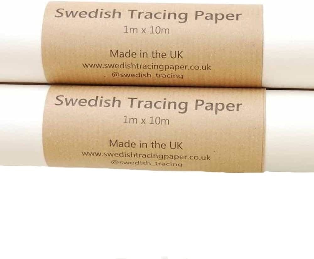 Plush Addict Swedish Tracing 10 Metre Roll 1M Wide Sewable 
