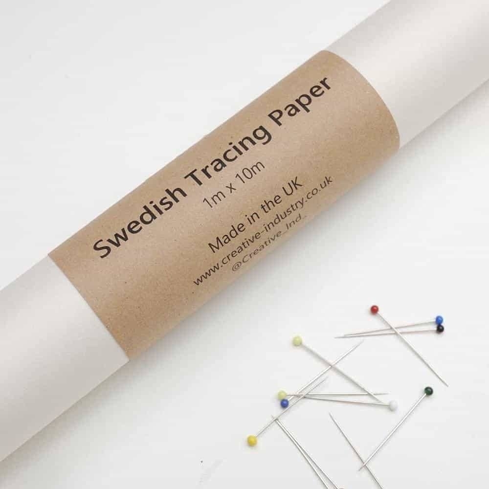 Plush Addict Swedish Tracing 10 Metre Roll 1M Wide Sewable 