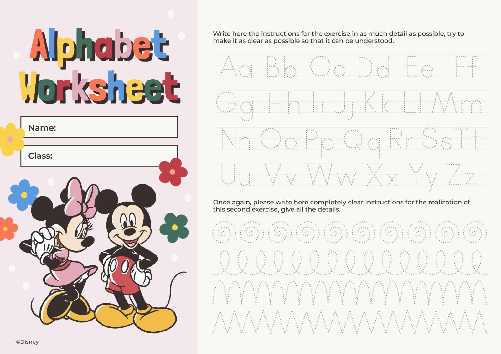 PowerPoint amp Google Slides Templates On Disney Worksheets