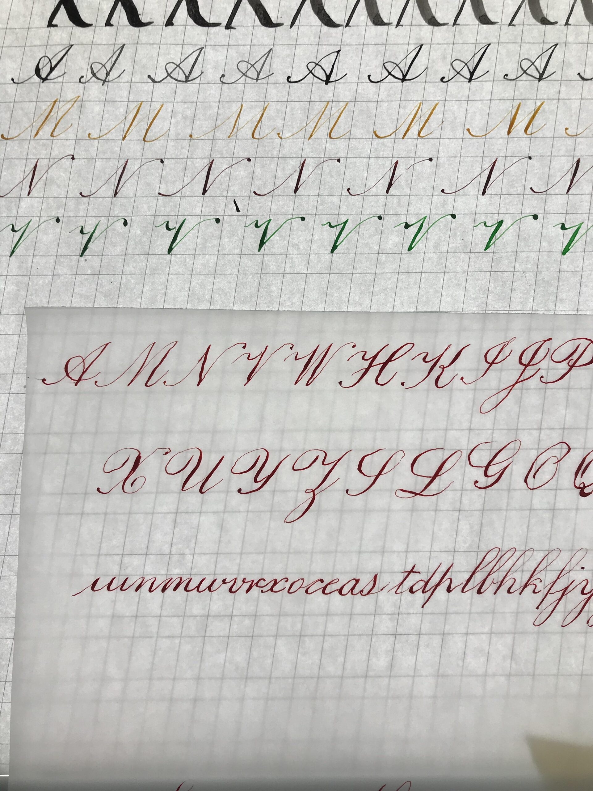 Practice R Calligraphy