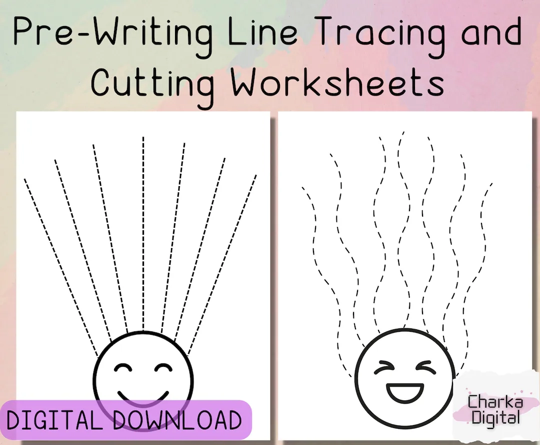 Tracing And Cutting Worksheets