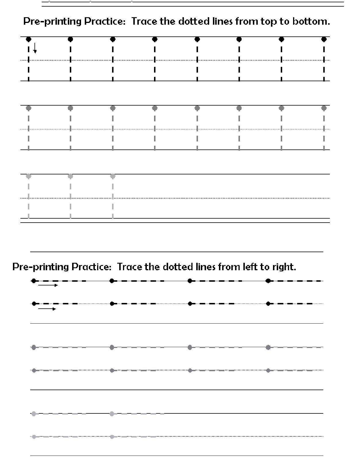 Preprinting Lines Vertical And Horizontal English 4 Me 2