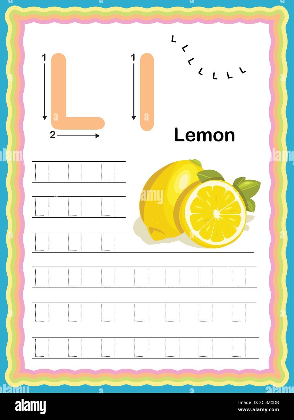 Tracing Letter L Worksheets Tracing Letter L Worksheets