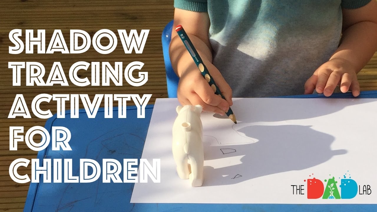 Preschool Kids Activities Shadow Tracing